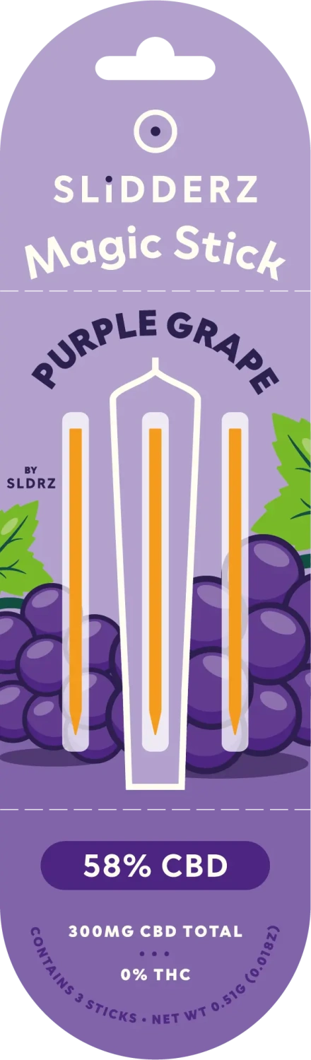 Slidderz Joint Core Purple Grape, 3 kom x 100 mg CBD