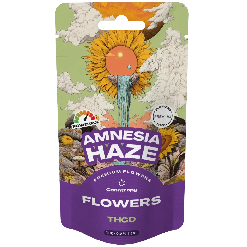 Canntropy THCD Flower Amnesia Haze, 10 % THCD, 1 - 100 g 1