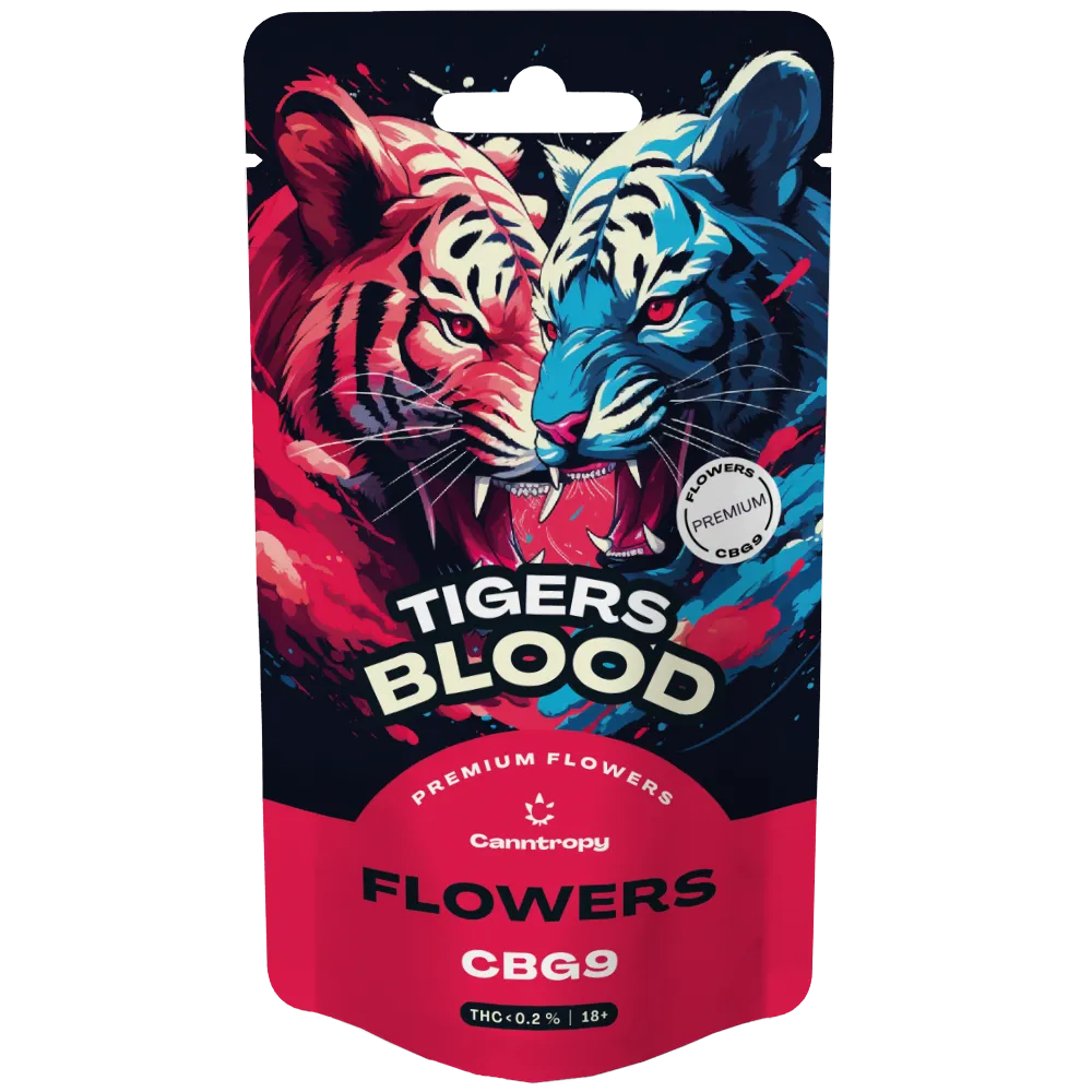 Canntropy CBG9 cvijeće Tigers Blood, CBG9 85% kvaliteta, 1 - 100 g 1 gram