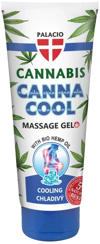 Palacio Konopný masážny gél CANNACOOL (chladivý) tuba, 200ml