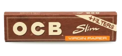OCB Virgin Paper King Size Rolling Papers + Filter Tips