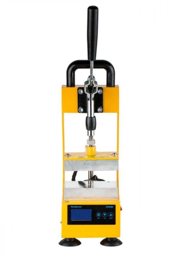 Qnubu Rosin Press Tepelný lis na živicu 2.0 kompaktný manuálny 600 kg, 6 x 12 cm
