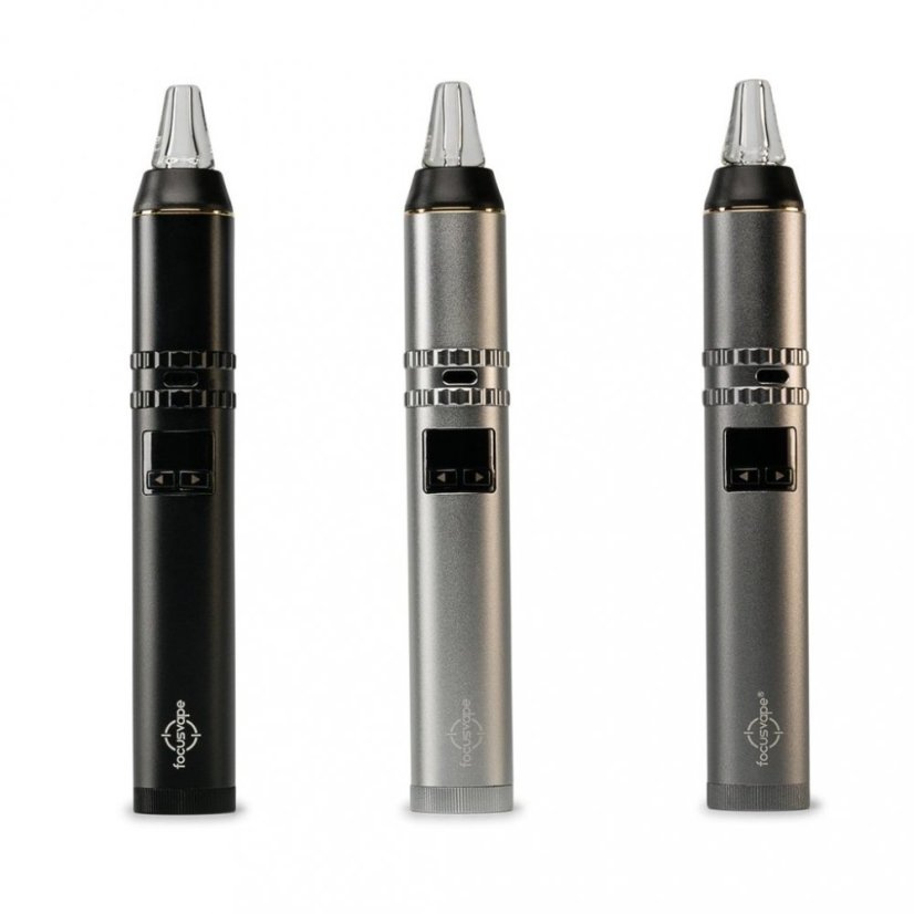 FocusVape Pro S Premium изпарител - Gun Metal / Grey (+bubbler)