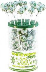 Kẹo que Cannabis White Widow – Hộp trưng bày (100 viên), 1800 g