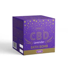 Cannaline CBD koupelová bomba na spaní s levandulí