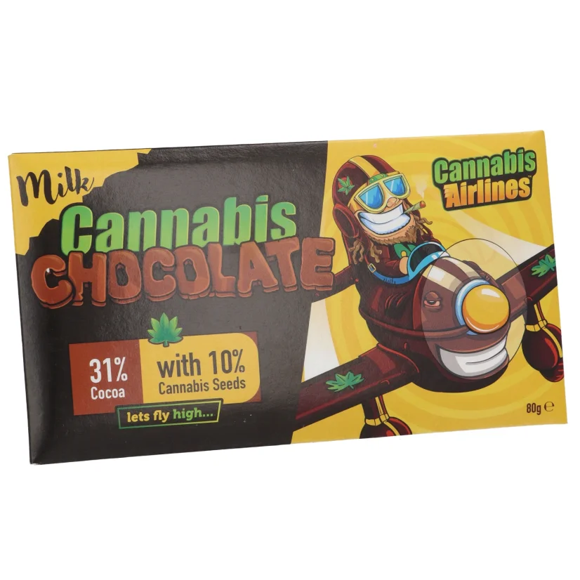 Cannaline Cannabis Airlines -maitosuklaa, 80 g