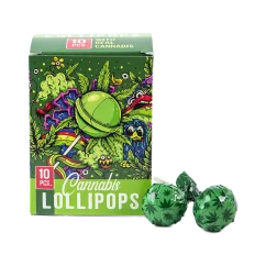Euphoria Cannabis Lollipops in a box, cannabis flavour (10 x 12 g)