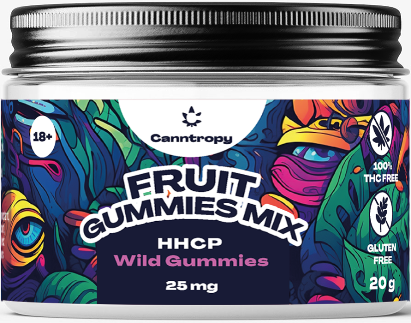 Canntropy HHCP Gummies Hedelmäsekoitus, 10 kpl x 2,5 mg, 25 mg, 20 g
