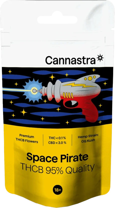 Cannastra THCB Flower Space Pirate, THCB 95% laatua, 1g - 100g