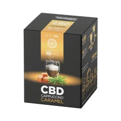 Multitrance Café CBD cappuccino instantâneo com caramelo (10 x 14 g)