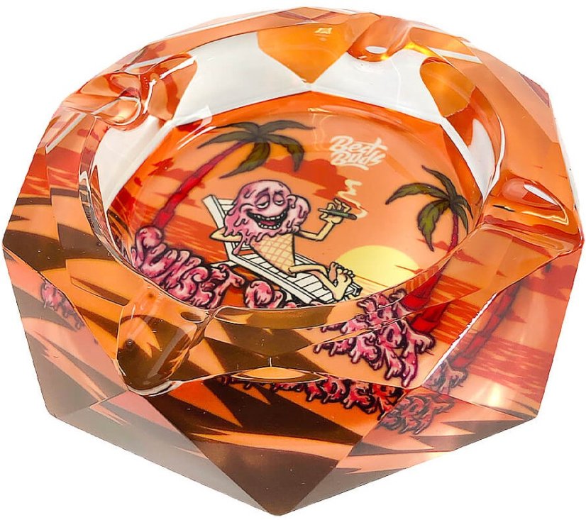 Best Buds Crystal Tuhkakuppi lahjarasialla, Sunset Sherbet