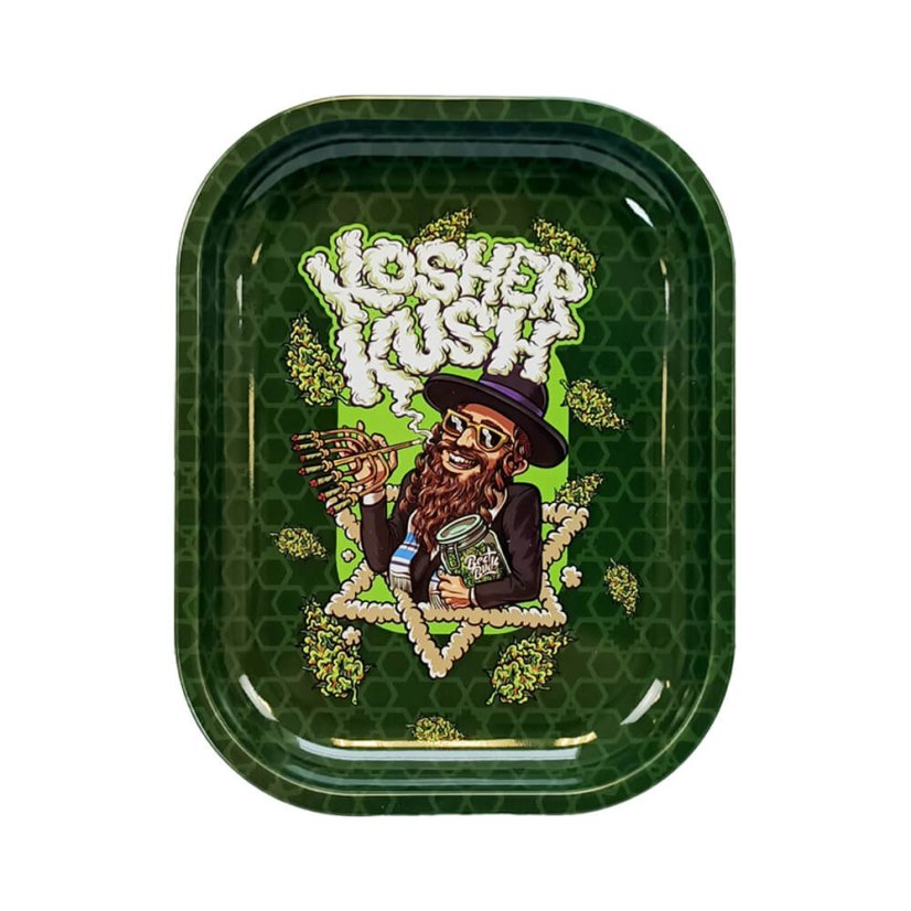 Best Buds Ohut laatikko, rullaava säilytysalusta Kosher Kush 18 x 14 cm