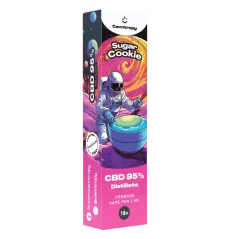 Canntropy CBD jednorazové vape pero, cukrová sušienka, CBD 95 %, 1 ml