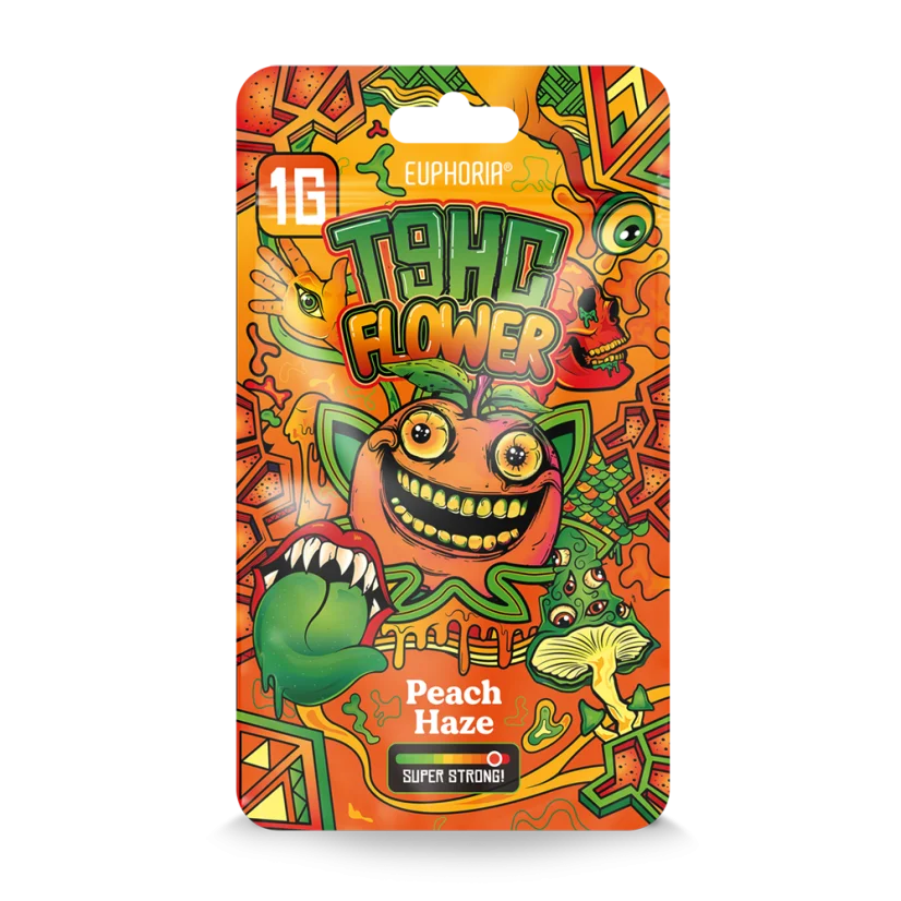 Euphoria T9HC Peach Haze -kukat, 1 g