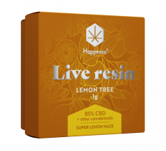Happease - Extracto de limonero Resina viva, 85% CDB, 1g