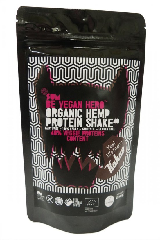 SUM Hamppuproteiinipirtelö Be Vegan Hero -kaakao, 200 g