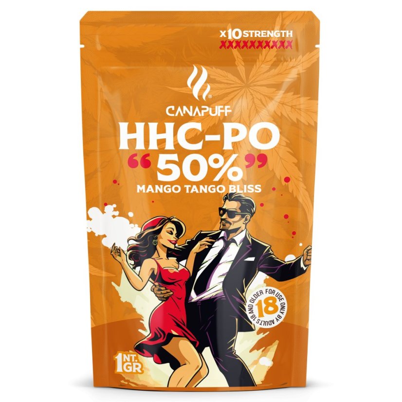 CanaPuff HHCPO Flowers Mango Tango Bliss, 50 % HHCPO, 1-5 g