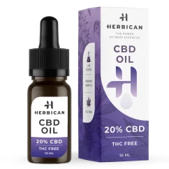Herbican CBD Oil THC Free, 20%, 10 ml