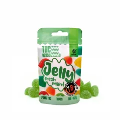 Czech CBD THC Odyssey Jelly Mentă Proaspătă, 70 mg THC, 10 buc, 40 g