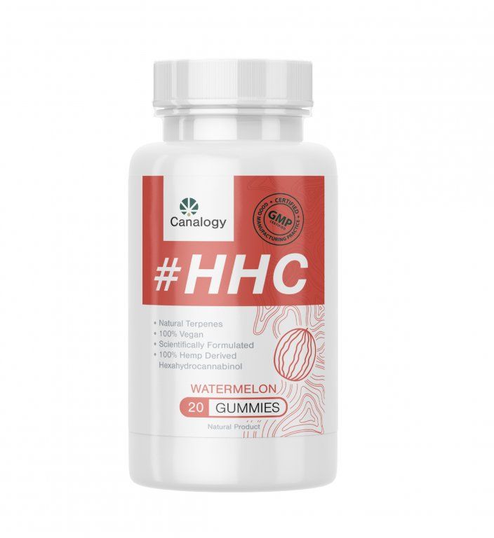 Canalogy Gomas HHC - Melancia, 500mg, ( 20pcs x 25mg )