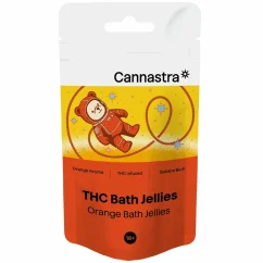 Cannastra THC+ Astro Bears Orange Bath Jellies, 10 kpl x 5 mg, 50 g