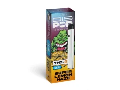 Czech CBD THCV Vape Pen disPOD Super Lemon Haze, 25 % THCV, 67 % CBG, 1 ml