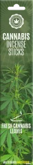 Kannabiksen suitsukkeita tuoreita kannabiksen lehtiä