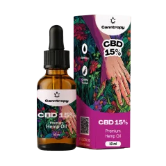 Canntropy CBD Hemp Oil, 15%, 1500mg, 10ml