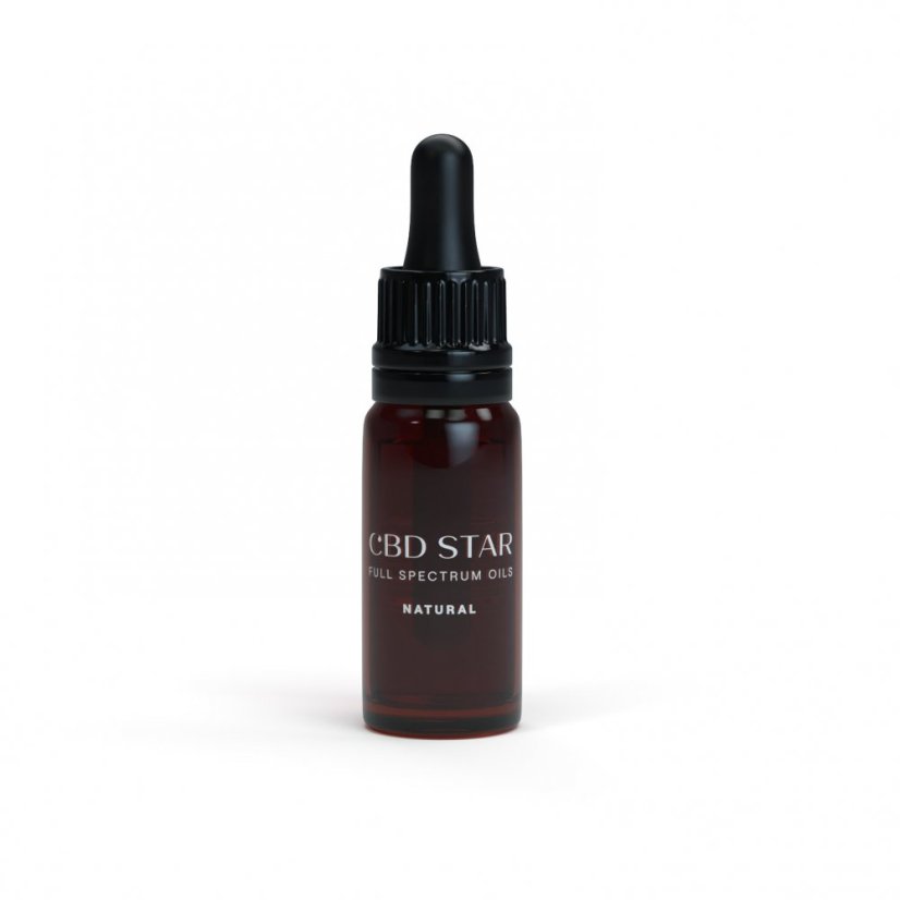 CBD Star Konopný CBD olej NATURAL 10%, 10 ml, 1000 mg