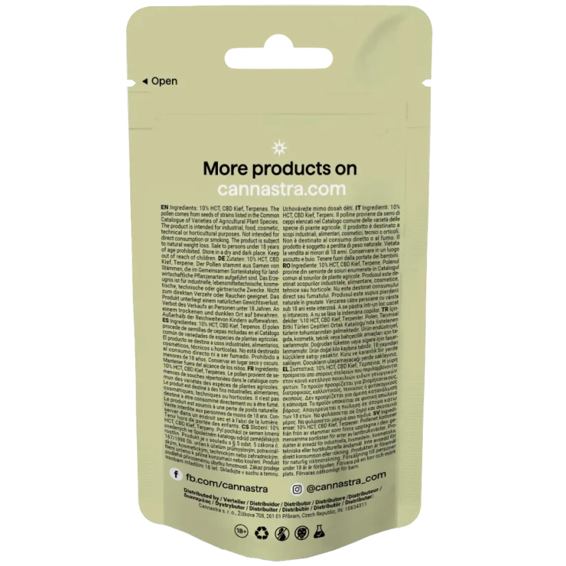 Cannastra HCT Hash Full Moon, 1 g – 100 g