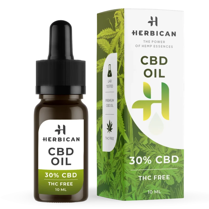 Herbican CBD-öljy THC-vapaa, 30 %, 10 ml