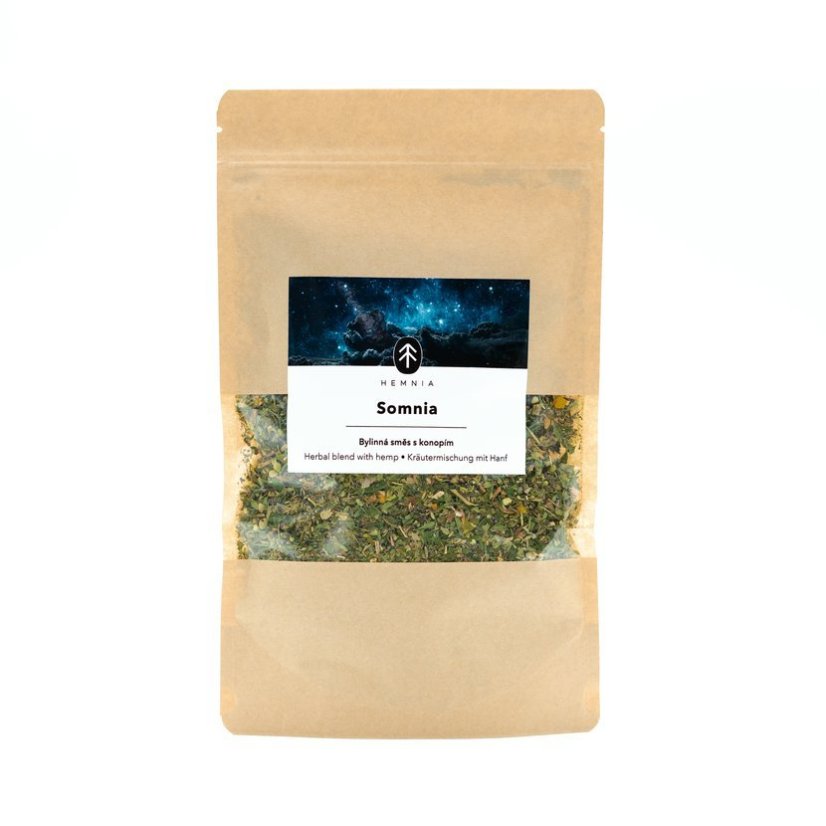 Hemnia SOMNIA - Yrttien ja kannabiksen sekoitus unta edistävänä, 50 g