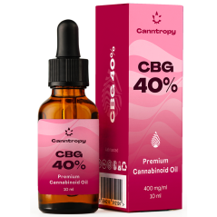 Canntropy CBG prémium kannabinoid olaj - 40%, 4000 mg, 10 ml