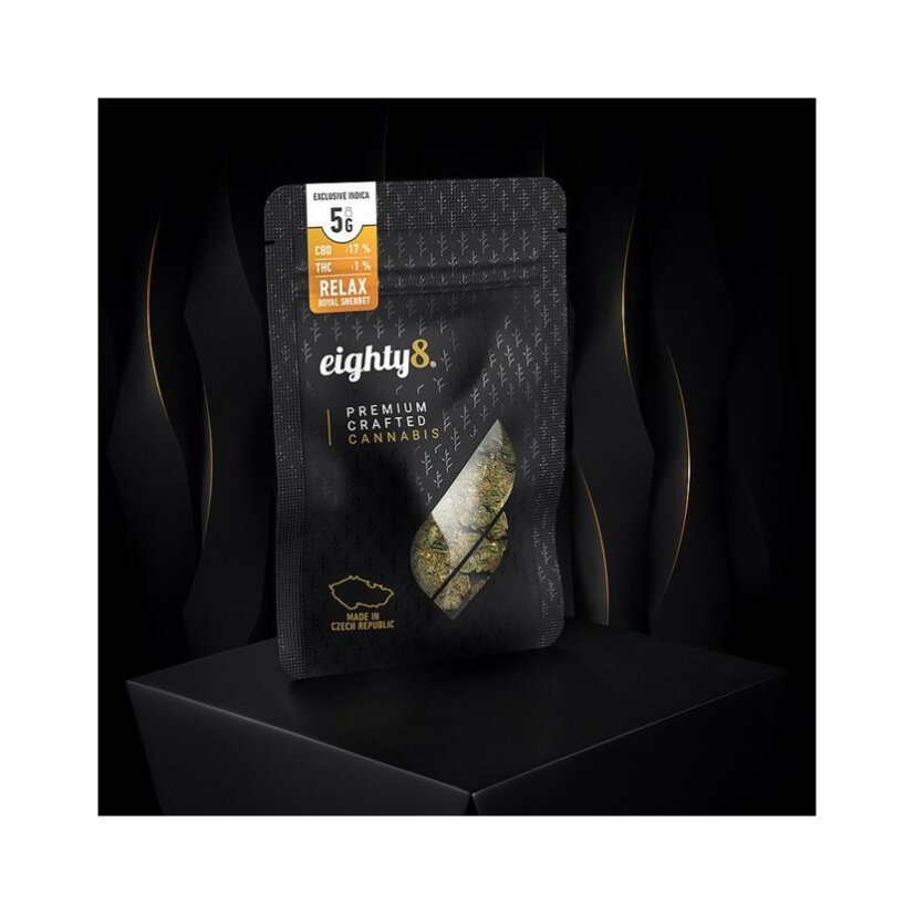 Eighty8 CBD Hampun kukka Kuninkaallinen Sorbetti -1-5 grammaa