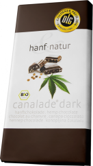 Canalade Bio Organic Hemp Dark Chocolate - Karton (10 batoników), 1000 g