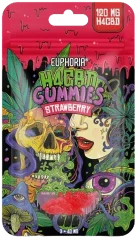 Euphoria H4CBD Gummies Strawberry, 3 ks x 40 mg, 120 mg