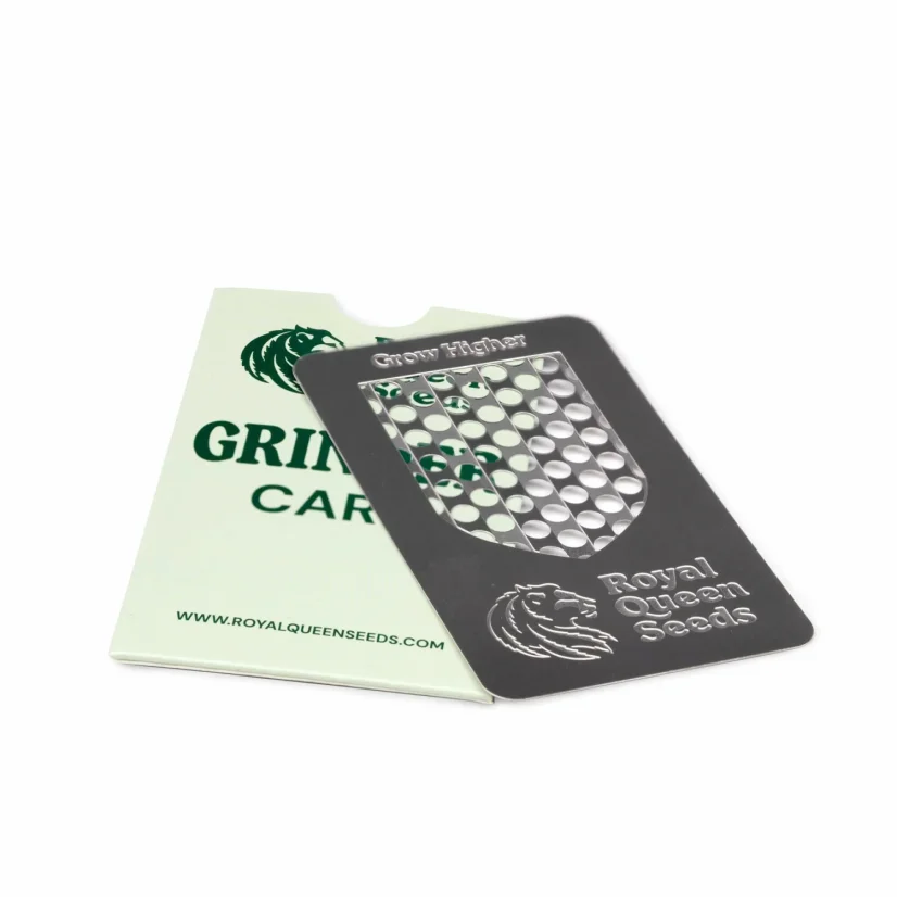 Royal Queen Seeds Card Grinder RQS, 2 parts,15 x 12 x 2 cm
