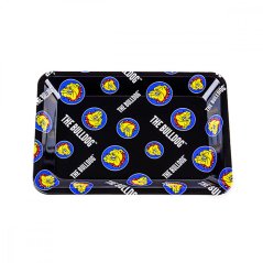 Bulldog Original Metal Rolling Tray Pattern, pieni, 18 cm x 12,5 cm x 1,5 cm