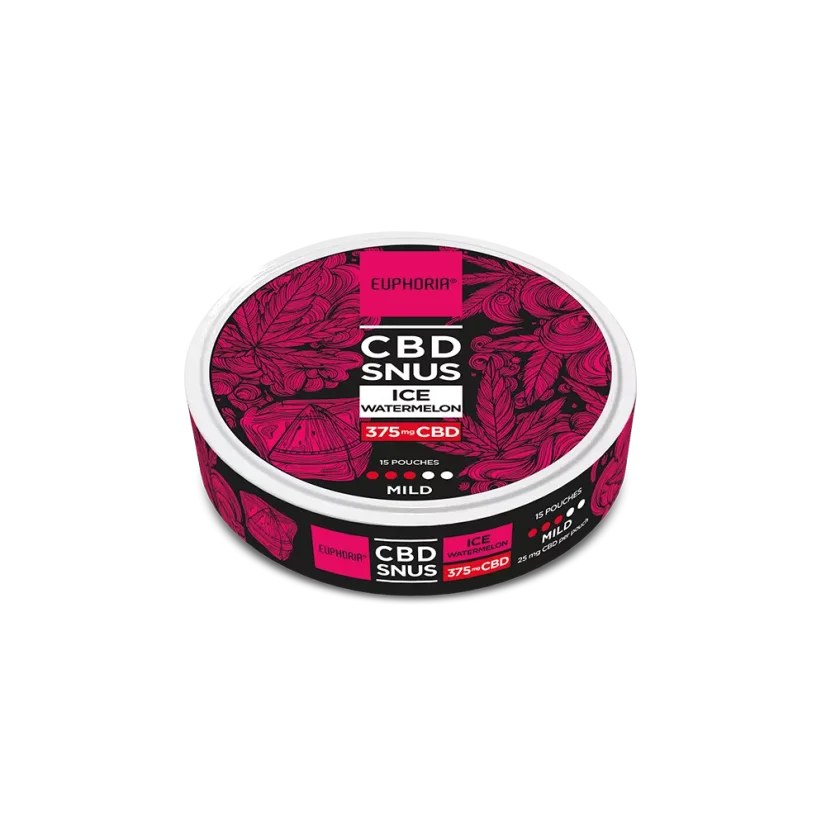 Euphoria CBD NUUSKA Ice Watermelon 375 mg (15 x 25 mg)