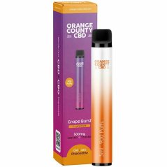 Orange County CBD Vape Pen Grape Burst, 250 mg CBD + 250 mg CBG, 2 ml