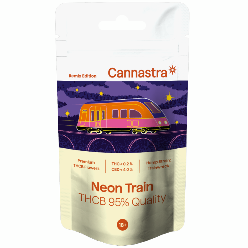 Cannastra THCB Flower Neon Train, THCB 95% laatua, 1g - 100g