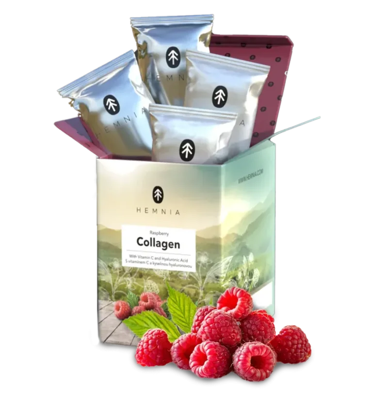 Hemnia Collagen drink Raspberry, 6000 mg collagen in 1 sachet, 30 sachets