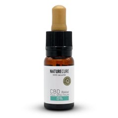 Huile de CBD brute Nature Cure Full Spectrum - 5%, 10 ml, 500 mg