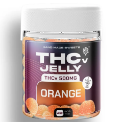 Czech CBD THCV Jelly Naranja, 25 mg THCV, 20 unidades