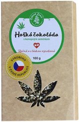 Zelena Zeme Étcsokoládé kendermaggal 100g