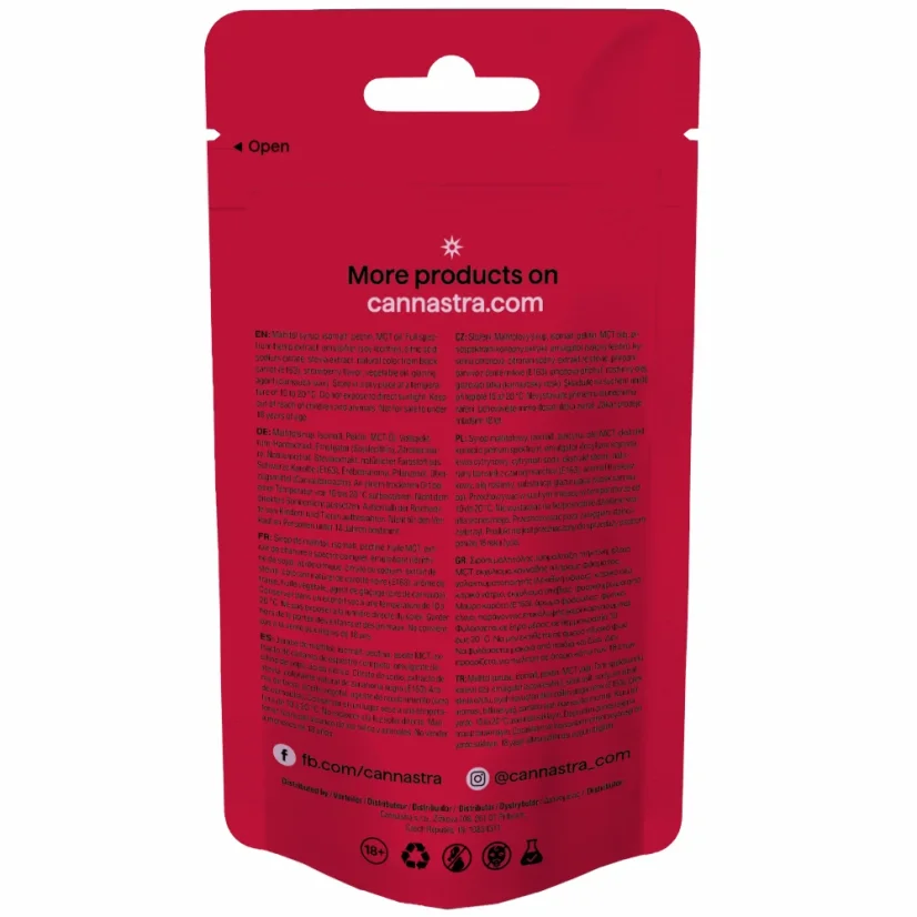 Cannastra THC+ Astro Bears Strawberry Bath Jellies, 30 kpl x 5 mg, 150 g