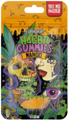 Euphoria H4CBD Gummies Mango, 3 db x 40 mg, 120 mg