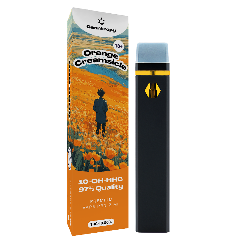 Canntropy 10-OH-HHC Vape Pen Orange Creamsicle, 10-OH-HHC 97% quality, 2ml
