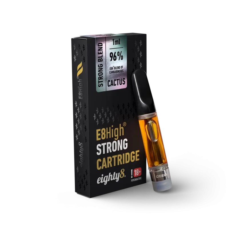 Eighty8 E8High Kasetti Cactus, 96 % E8High, 1 ml