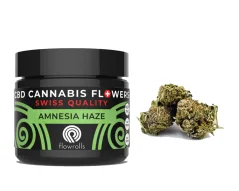 Flowrolls CBD Flower Amnezia Haze outdoor, 1g - 100g
